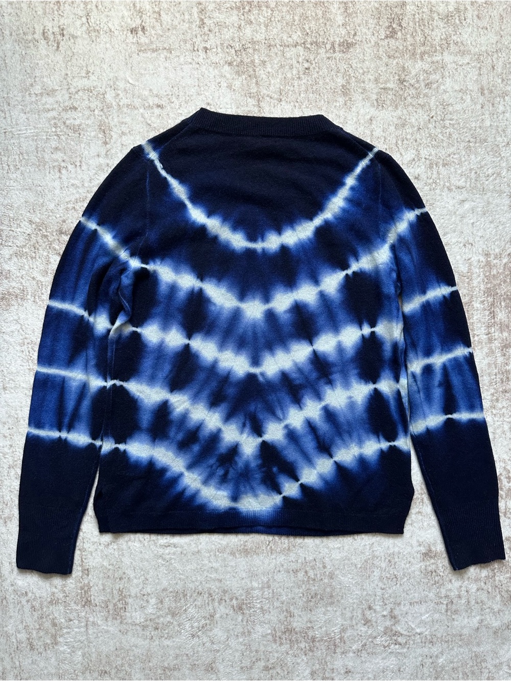 J. Crew Cashmere crewneck sweater in navy tie-dye - NTW - Picture 14 of 14